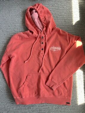 Coral Pink Hoodie Sweatshirt